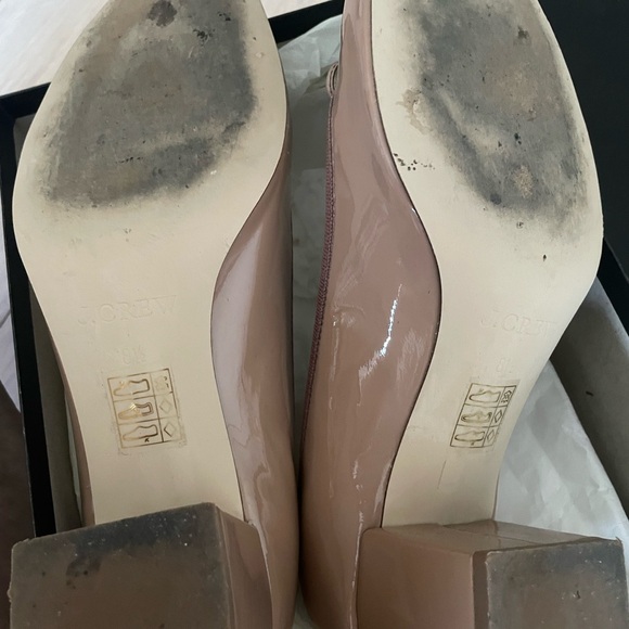 Jcrew patent ballet pump. Deep blush - Picture 3 of 4